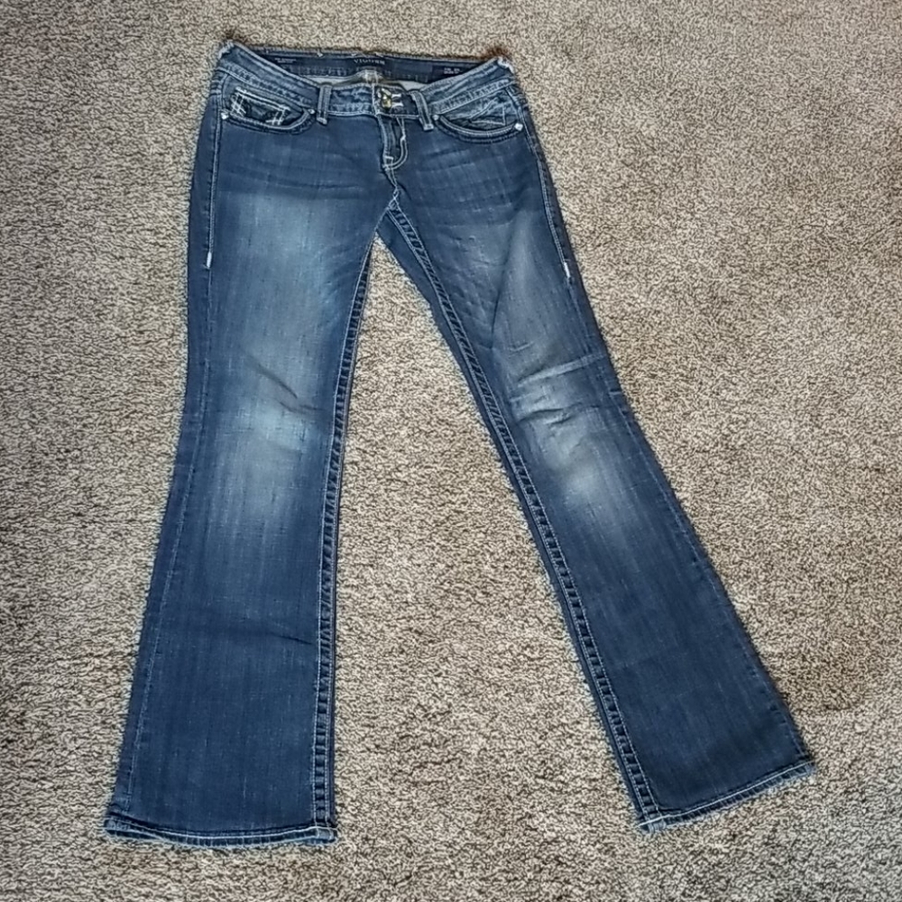 Vigoss medium wash boot cut jeans